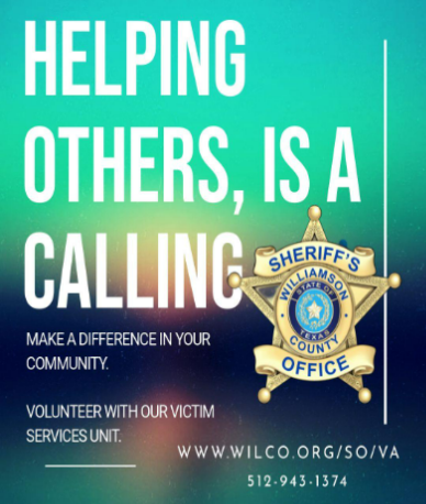 Victim Services- helping others is a calling. volunteer in your community with our agency.